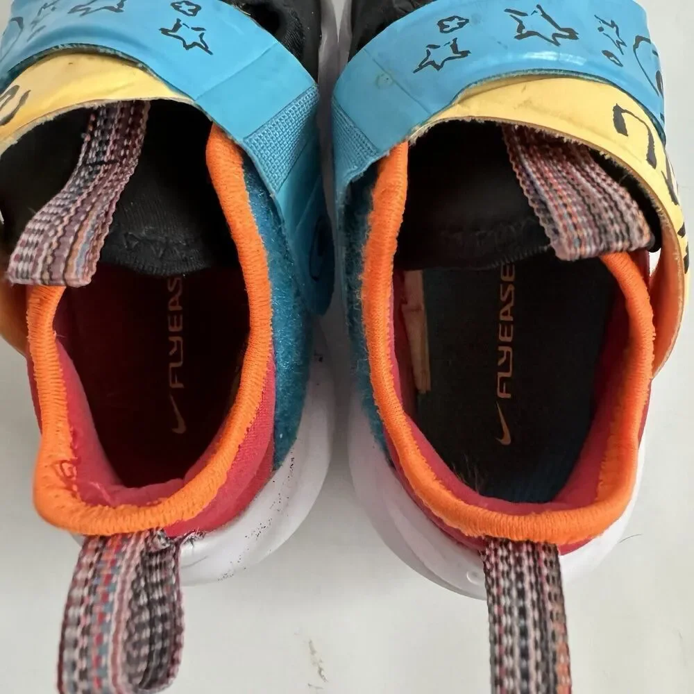 Nike Flex Advance Kids SE TD Doodles Flyease Sz 6c Toddler DZ2801-001